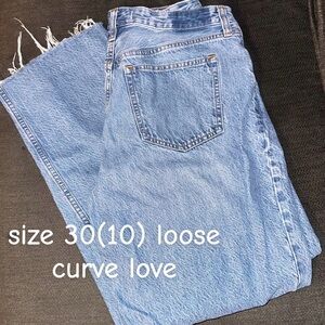 Abercrombie & Fitch High Rise Blue Jeans